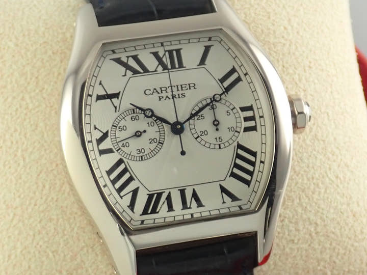 カルティエ トーチュ Ref.W1546551 シルバー文字盤 中古 tortue-2