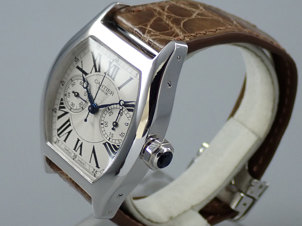 カルティエ トーチュ ワンプッシュクロノグラフ Ref.2714 シルバー文字盤 中古 32M37A33