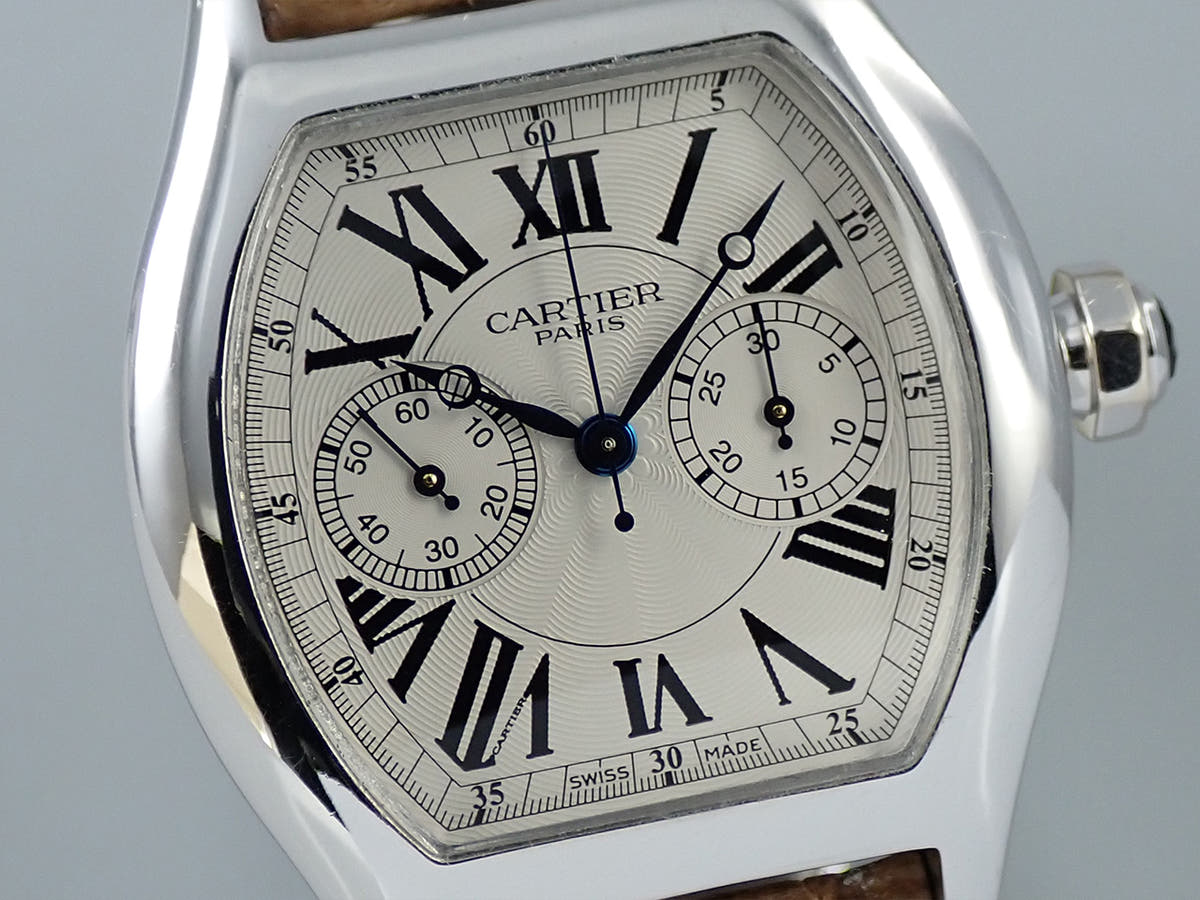 カルティエ トーチュ ワンプッシュクロノグラフ Ref.2714 シルバー文字盤 中古 32M37A33