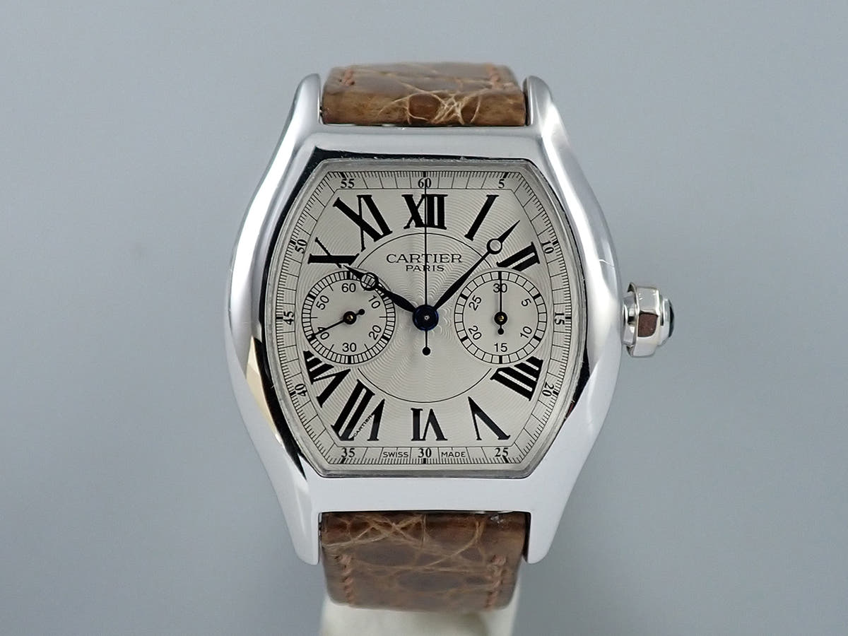 カルティエ トーチュ ワンプッシュクロノグラフ Ref.2714 シルバー文字盤 中古 32M37A33