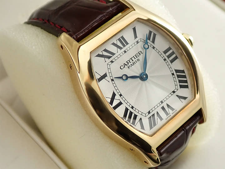 カルティエ トーチュLM Ref.W1531851 シルバー文字盤 中古 CHVZ3518