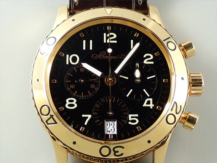 Breguet Type XX Transatlantic Ref.3820BR/F2/3W6 Black Dial Used 190YYRZC