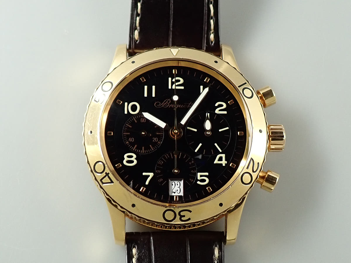 ブレゲ タイプXX トランスアトランティック Ref.3820BR/F2/3W6 ブラック文字盤 中古 190YYRZC