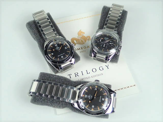 オメガ 1957 Ref.311.10.39.30.01.002 ブラック文字盤 未使用 trilogy
