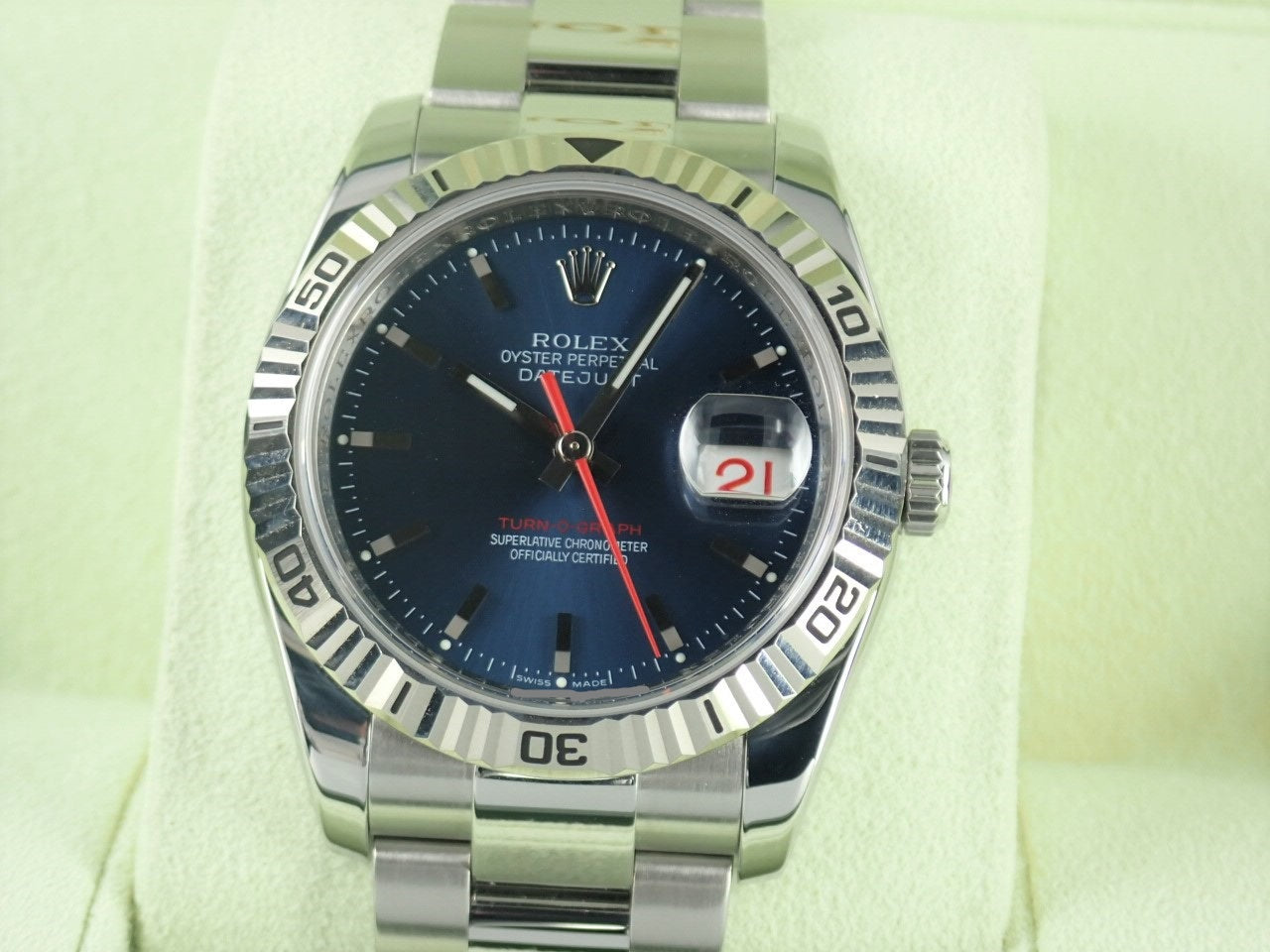 Rolex Datejust Turn-O-Graph Blue Dial &lt;Warranty, Box, etc.&gt;