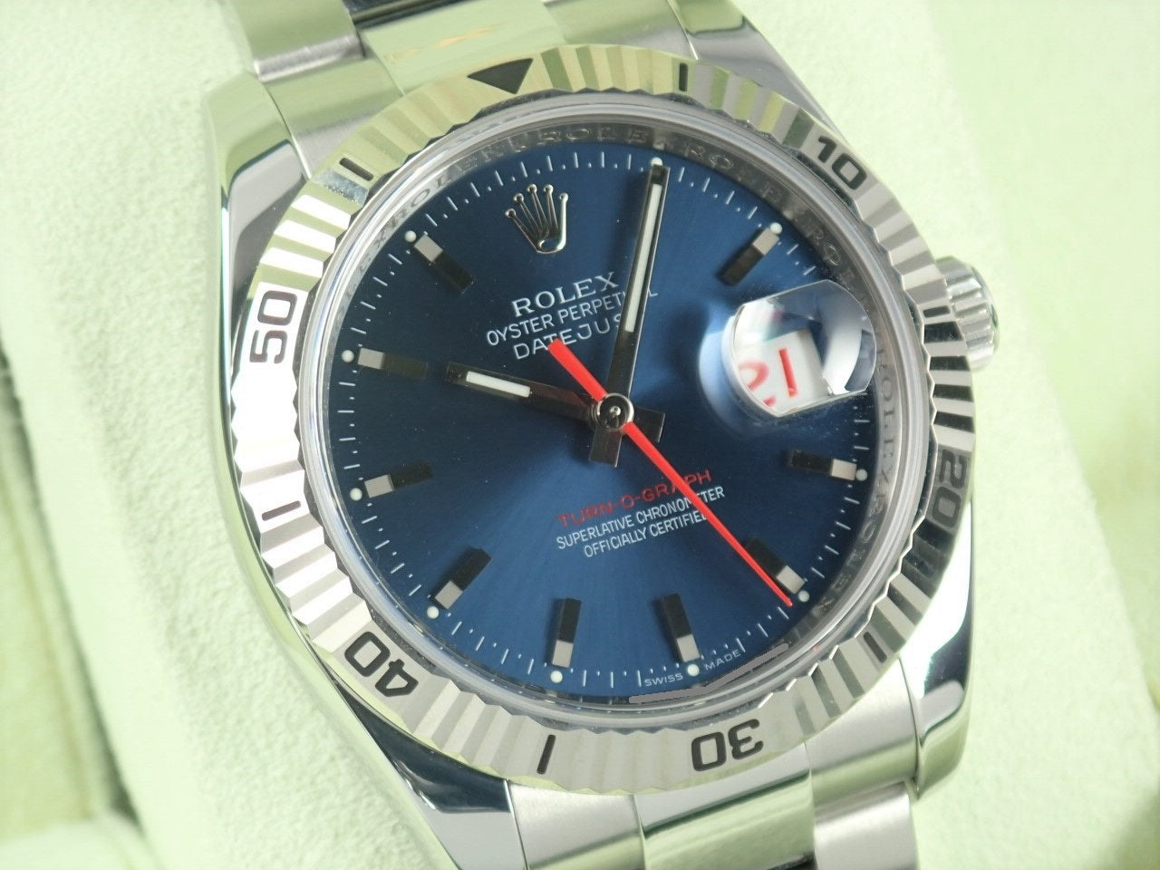 Rolex Datejust Turn-O-Graph Blue Dial &lt;Warranty, Box, etc.&gt;