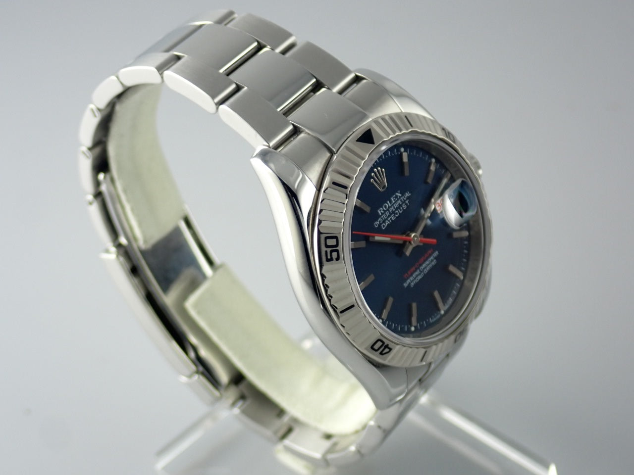 Rolex Datejust Turn-O-Graph Blue Dial &lt;International Service Warranty and Box&gt;