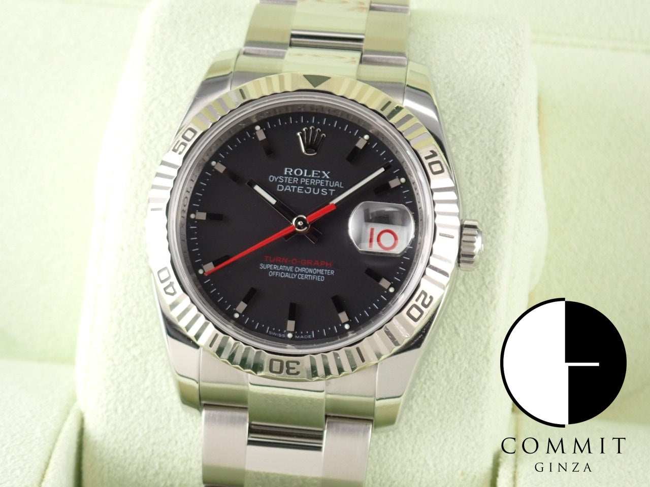 Rolex Datejust Turn-O-Graph Black Dial &lt;Warranty, Box, etc.&gt;