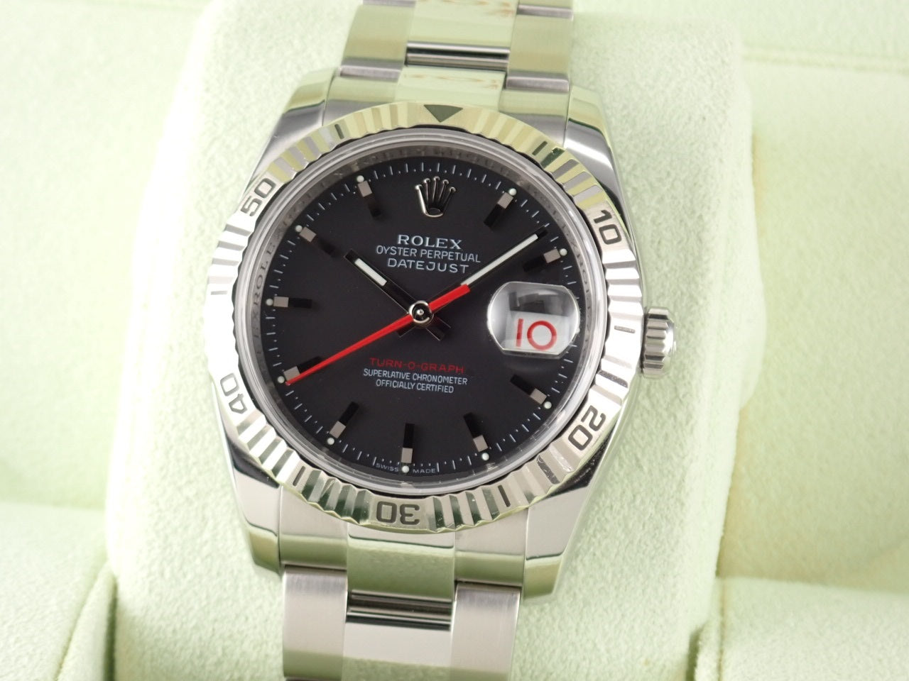 Rolex Datejust Turn-O-Graph Black Dial &lt;Warranty, Box, etc.&gt;