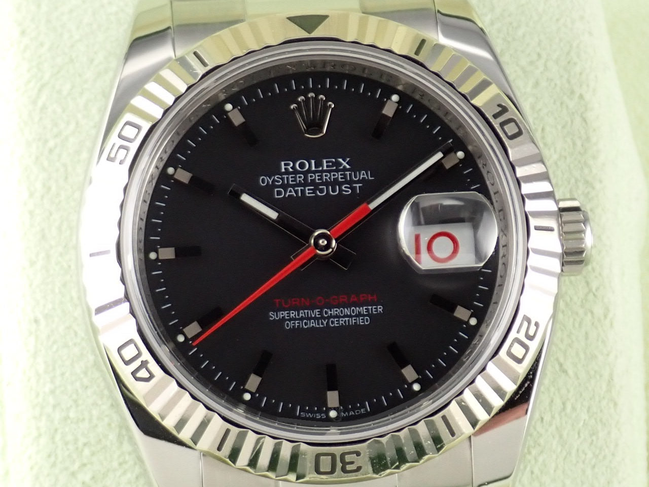 Rolex Datejust Turn-O-Graph Black Dial &lt;Warranty, Box, etc.&gt;