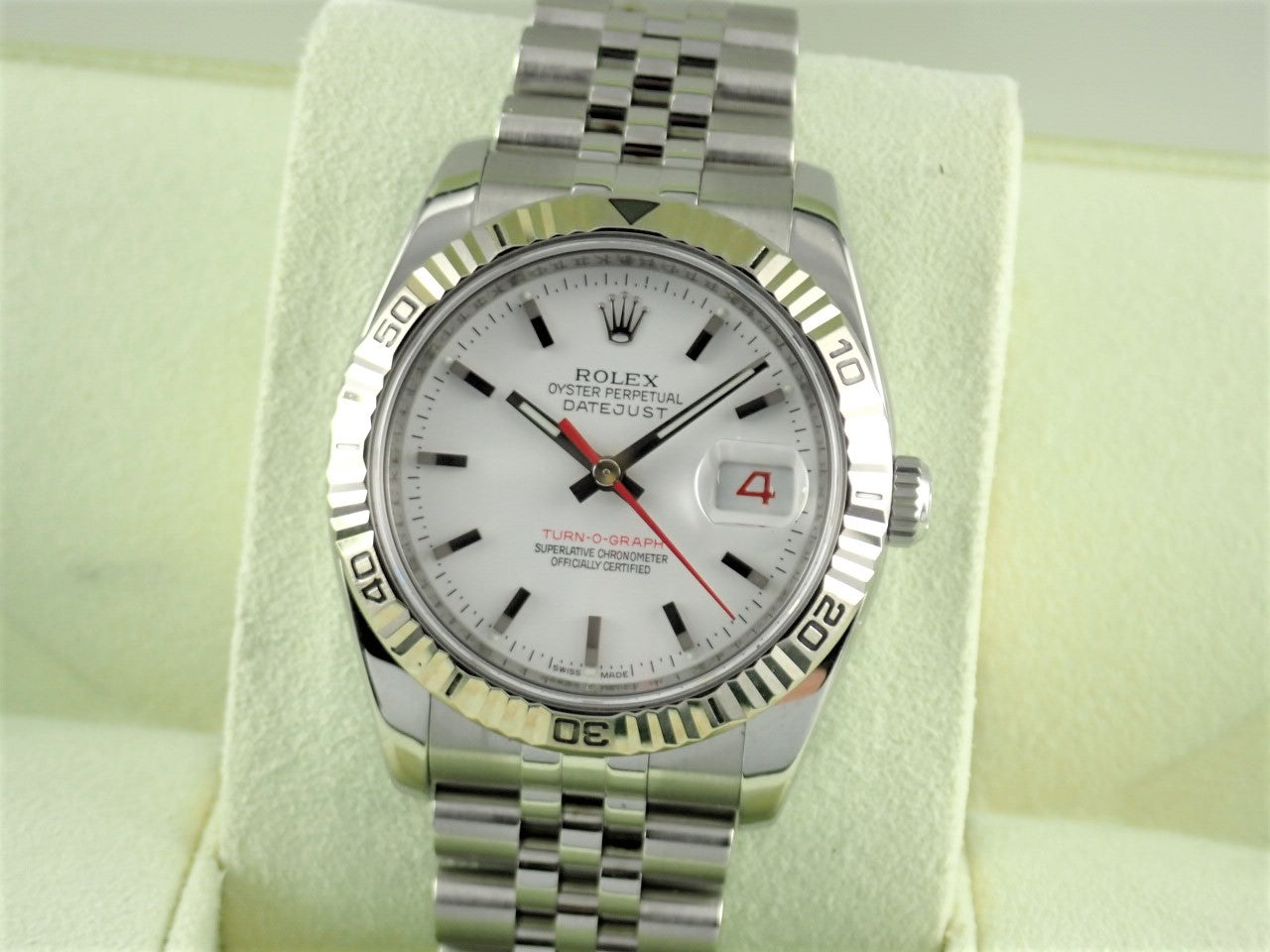 Rolex Datejust Turn-O-Graph White Dial &lt;Warranty, Box, etc.&gt;