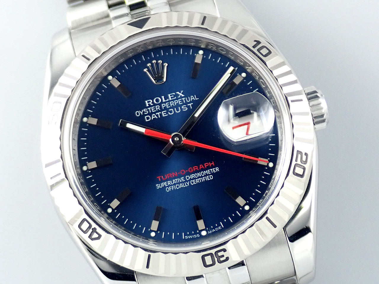 Rolex Datejust Turn-O-Graph Blue &lt;Warranty, Box, etc.&gt;