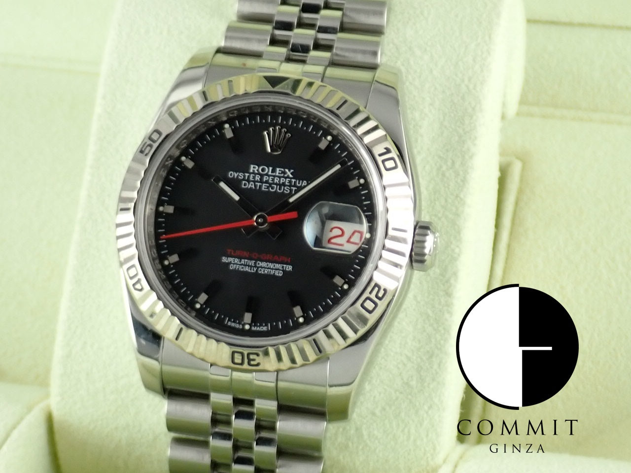 Rolex Datejust Turn-O-Graph Black Dial &lt;Warranty, Box, etc.&gt;