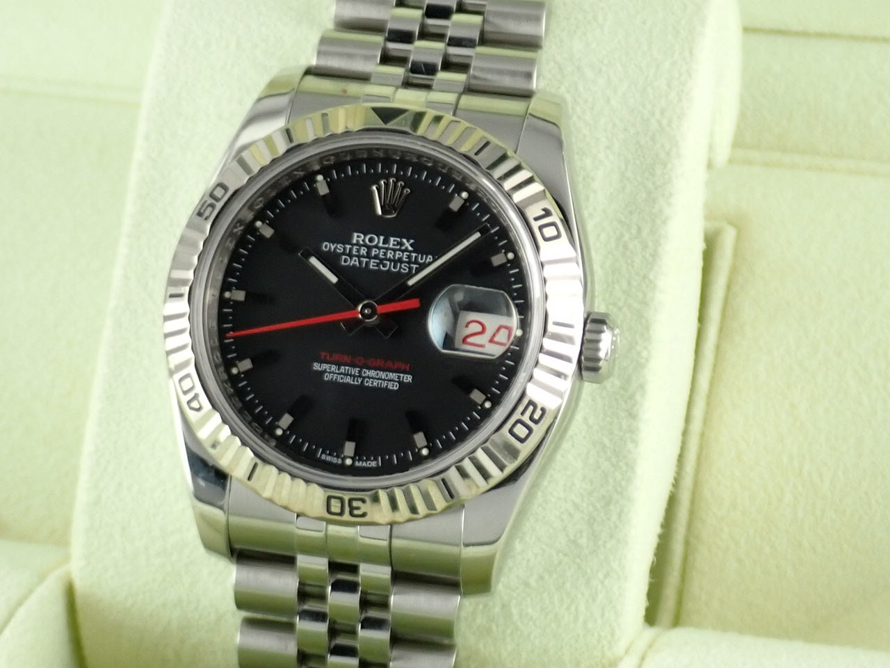 Rolex Datejust Turn-O-Graph Black Dial &lt;Warranty, Box, etc.&gt;