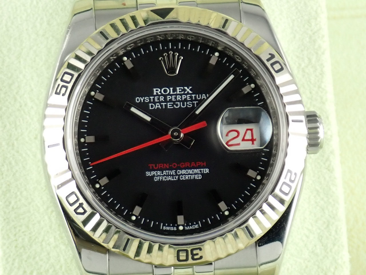 Rolex Datejust Turn-O-Graph Black Dial &lt;Warranty, Box, etc.&gt;