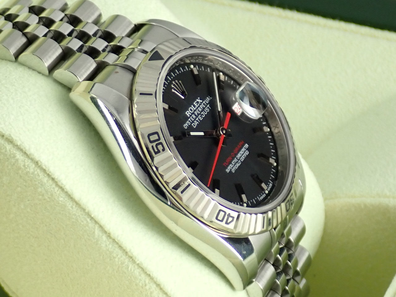 Rolex Datejust Turn-O-Graph Black Dial &lt;Warranty, Box, etc.&gt;