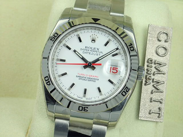 ロレックス デイトジャスト ターノグラフ SS/18KWG Ref.116264 Serial.Z（2006年頃）