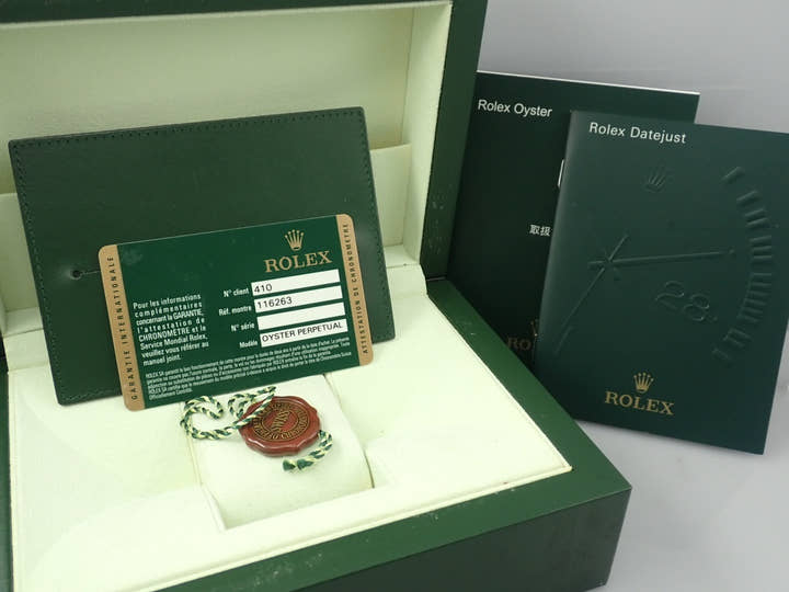 ロレックス デイトジャスト ターノグラフ Ref.116263 ステンレススチール グレー文字盤