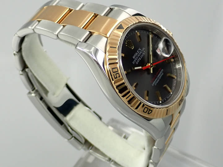 ロレックス デイトジャスト ターノグラフ Ref.116263 ステンレススチール グレー文字盤