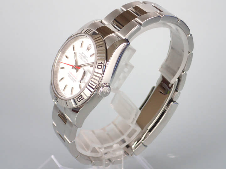 ロレックス デイトジャスト Ref.116264 ホワイト文字盤 中古 turn-o-graph