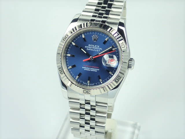ロレックス デイトジャスト Ref.116264 ブルー文字盤 中古 turn-o-graph-6