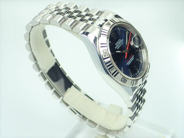 ロレックス デイトジャスト Ref.116264 ブルー文字盤 中古 turn-o-graph-6