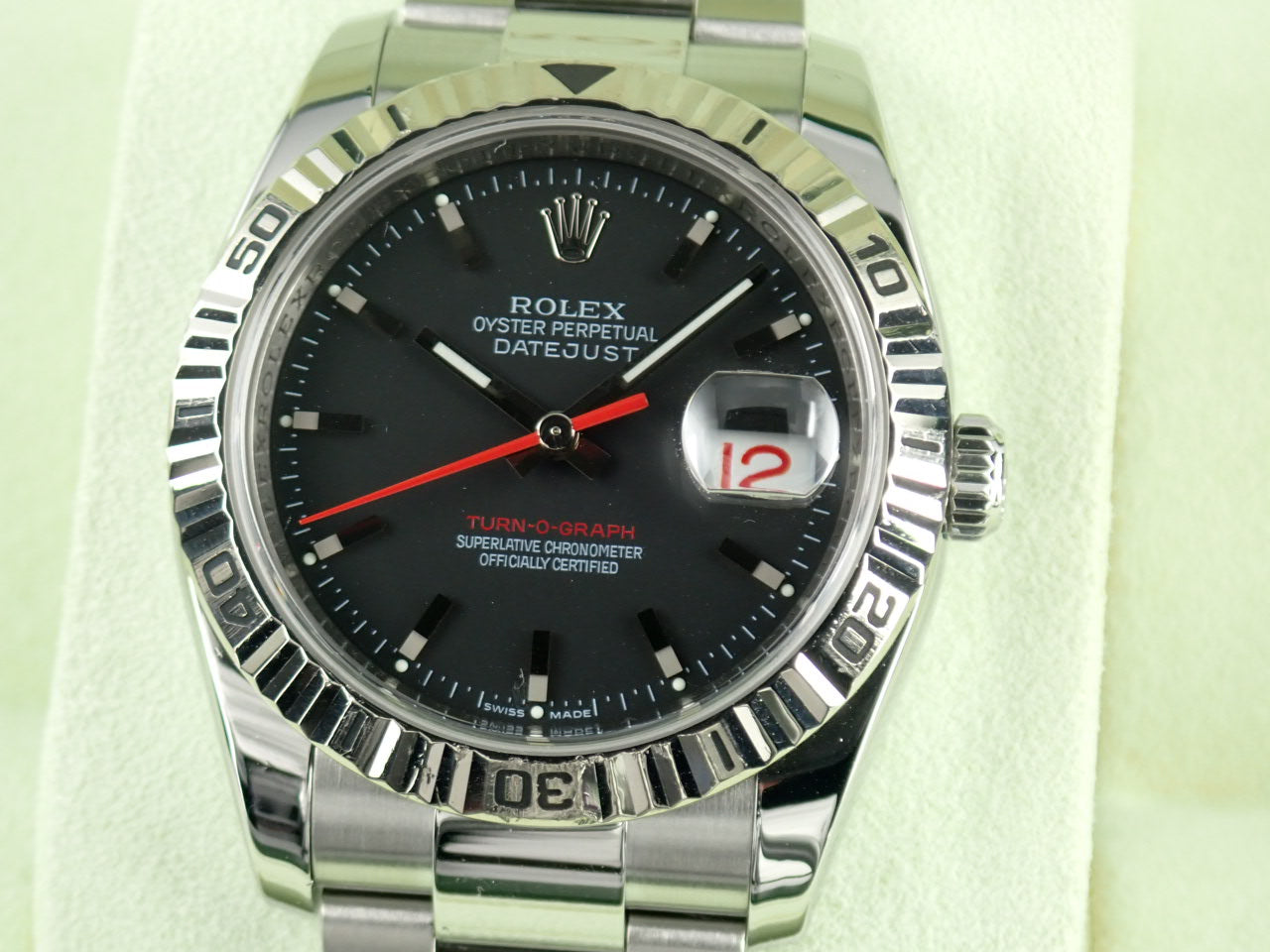 Rolex Datejust Turn-O-Graph Black Dial