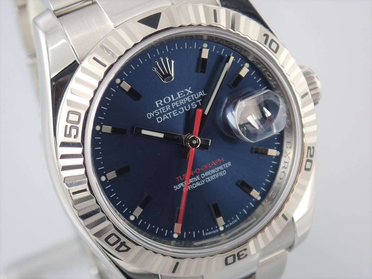 ロレックス デイトジャスト Ref.116264 ブルー文字盤 中古 turn-o-graph-9
