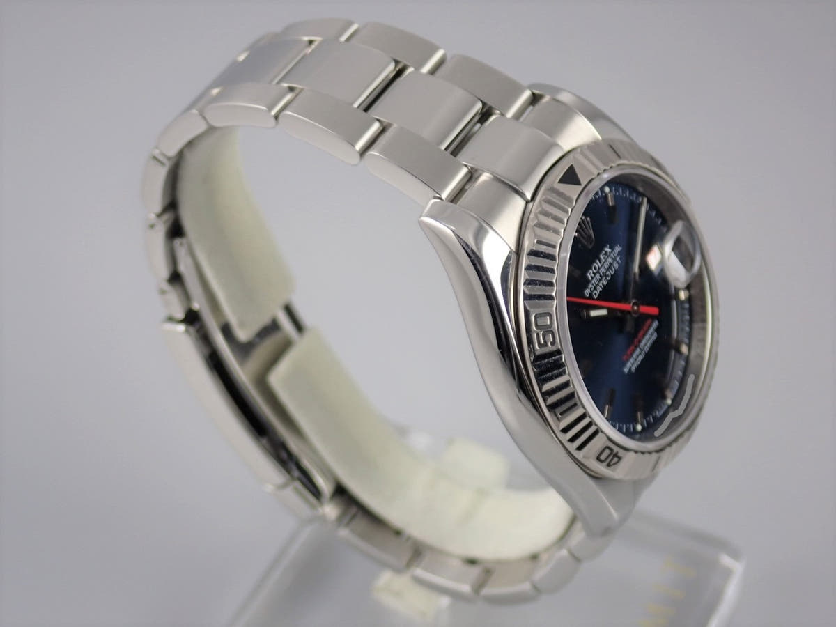 ロレックス デイトジャスト Ref.116264 ブルー文字盤 中古 turn-o-graph-9