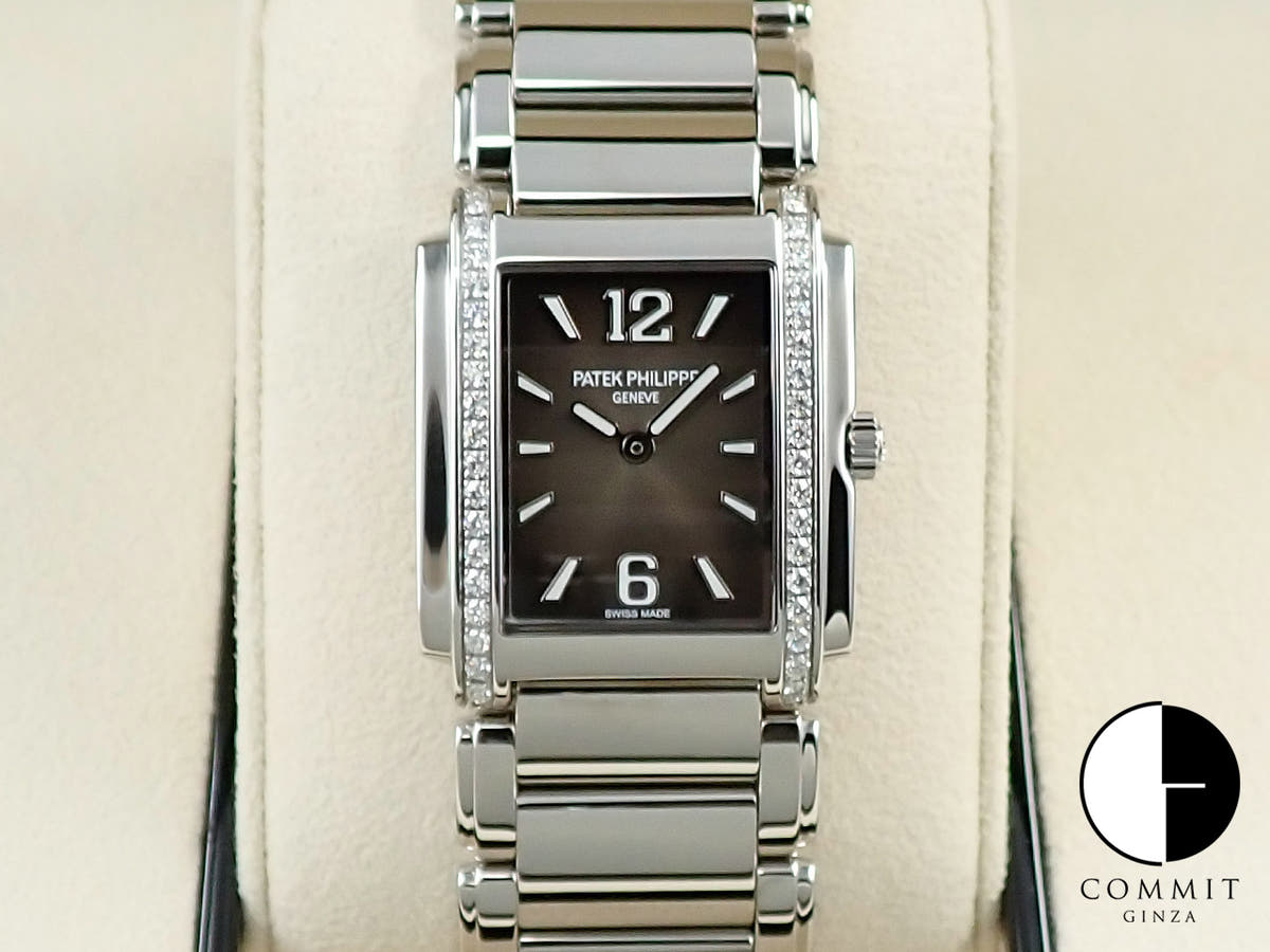 パテックフィリップ Twenty-4 Ref.4910/1200A-010 ステンレススチール グレー文字盤