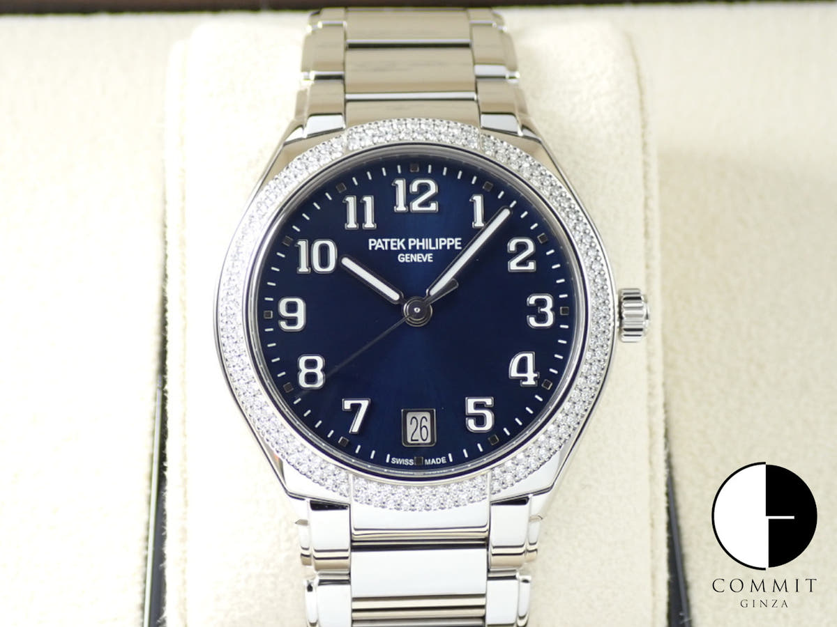 パテックフィリップ Twenty-4 Ref.7300/1200A-001 ステンレススチール ブルーソレイユ文字盤