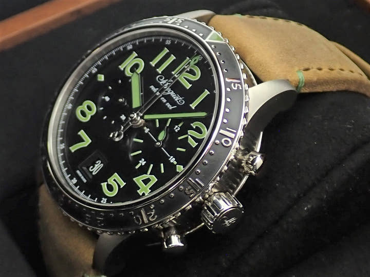 Breguet Type XXI Ref. 3815TI/HM/3ZU Black Dial Excellent Condition VUY68363