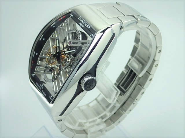 フランクミュラー ヴァンガード Ref.V45S6SQTACNR スケルトン文字盤 中古 vanguard