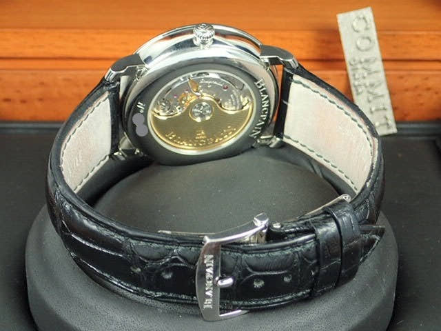 ブランパン ヴィルレ Ref.6654A-1127-55B ホワイト文字盤 中古 villeret