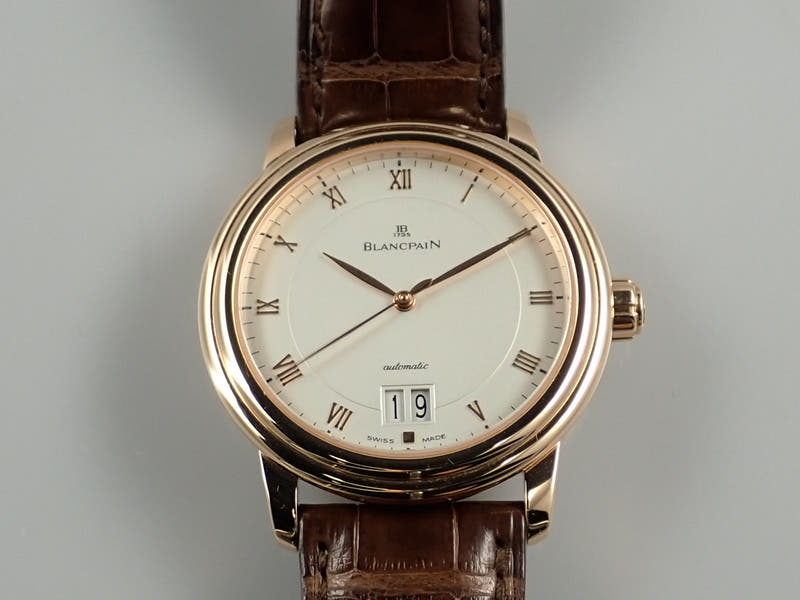 Blancpain Villeret Double Window Ref.6850-3642-55 White Dial Used LLM8ZHZR