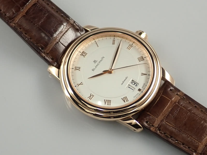 Blancpain Villeret Double Window Ref.6850-3642-55 White Dial Used LLM8ZHZR