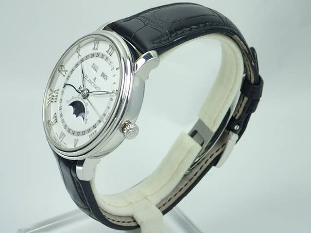 ブランパン ヴィルレ Ref.6654A-1127-55B ホワイト文字盤 中古 villeret-2
