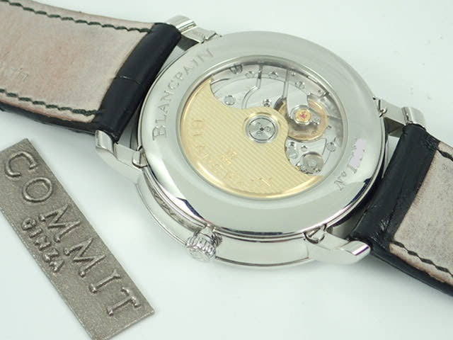 ブランパン ヴィルレ Ref.6654A-1127-55B ホワイト文字盤 中古 villeret