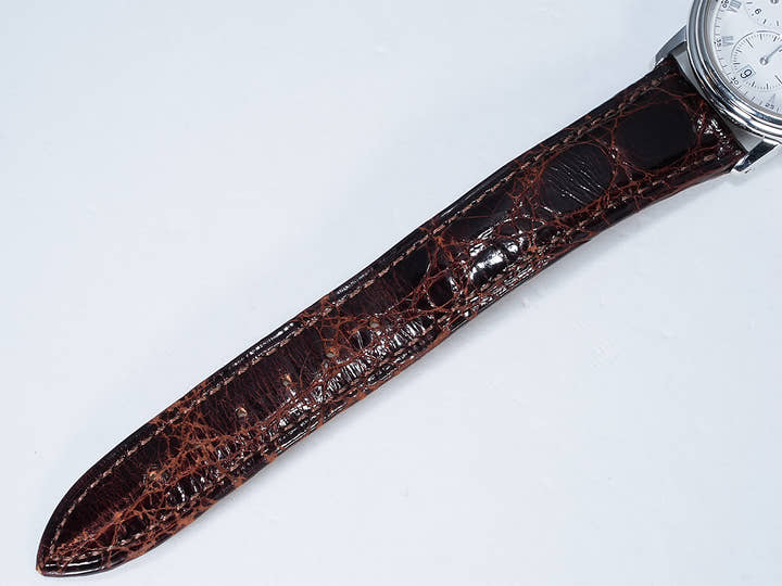 ブランパン ヴィルレ スプリットセコンド クロノグラフ Ref.1186-3427-55 PT ホワイト文字盤 中古 8AZ2066Z