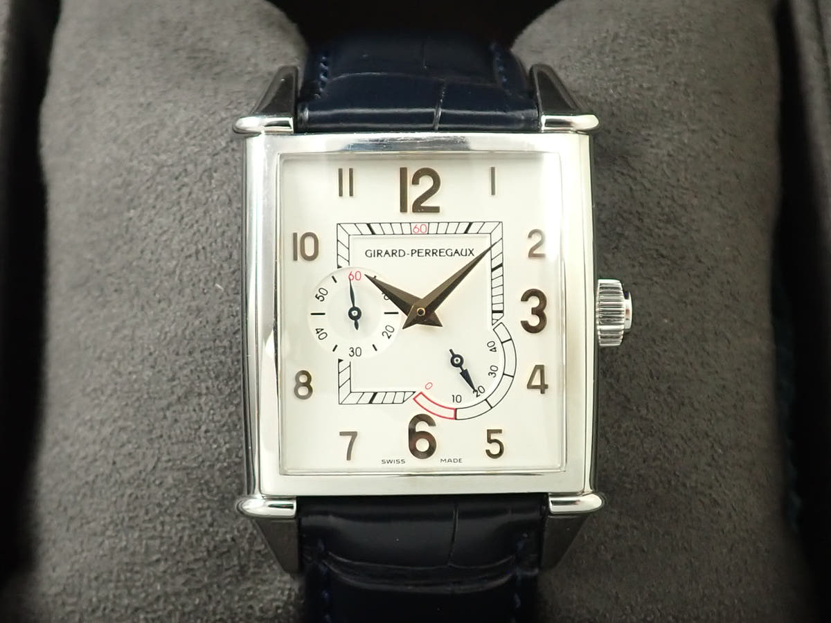 ジラールペルゴ ヴィンテージ1945 Ref.25850-11-113-BAEA シルバー文字盤 中古 CP900522
