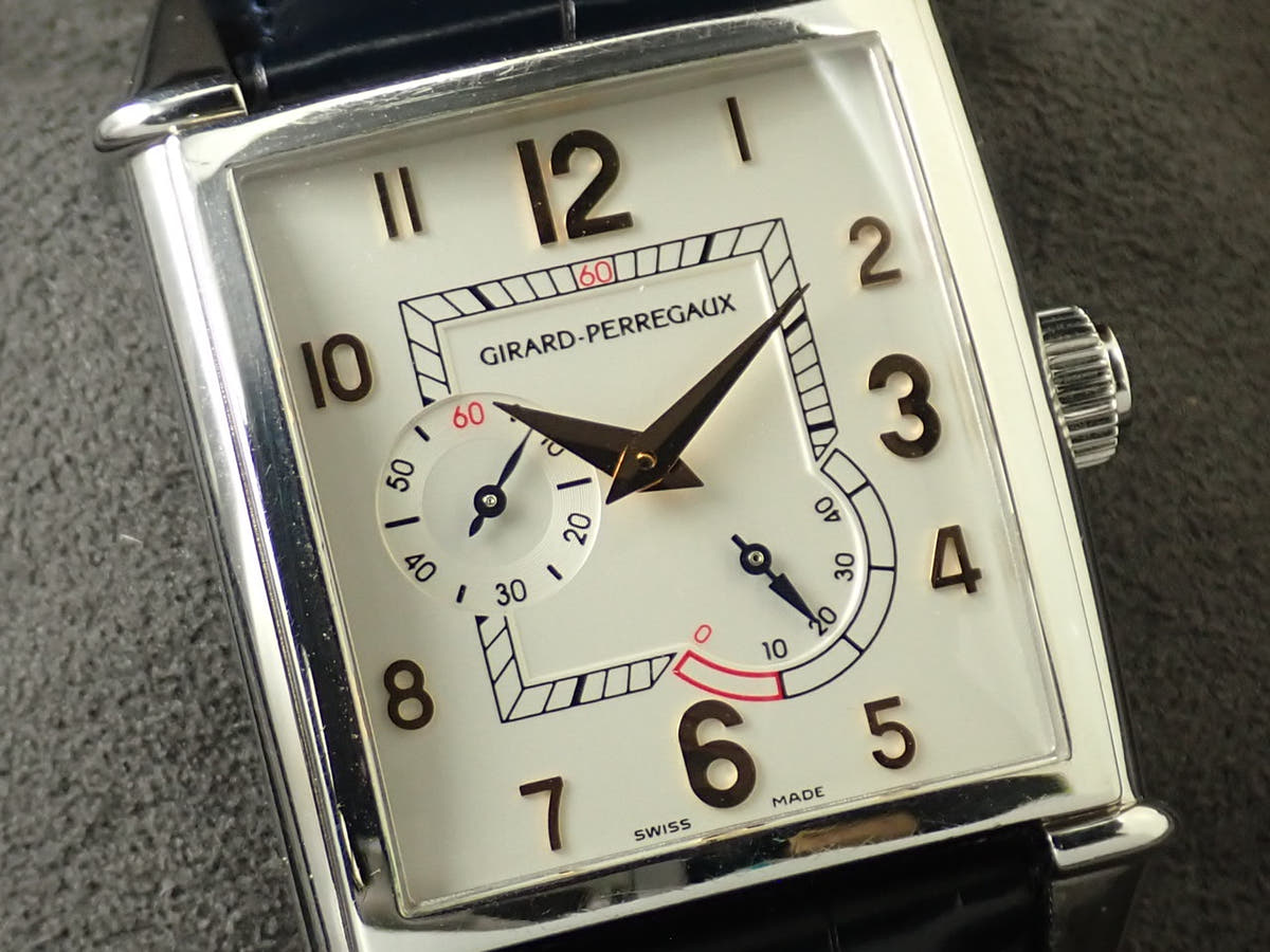 ジラールペルゴ ヴィンテージ1945 Ref.25850-11-113-BAEA シルバー文字盤 中古 CP900522