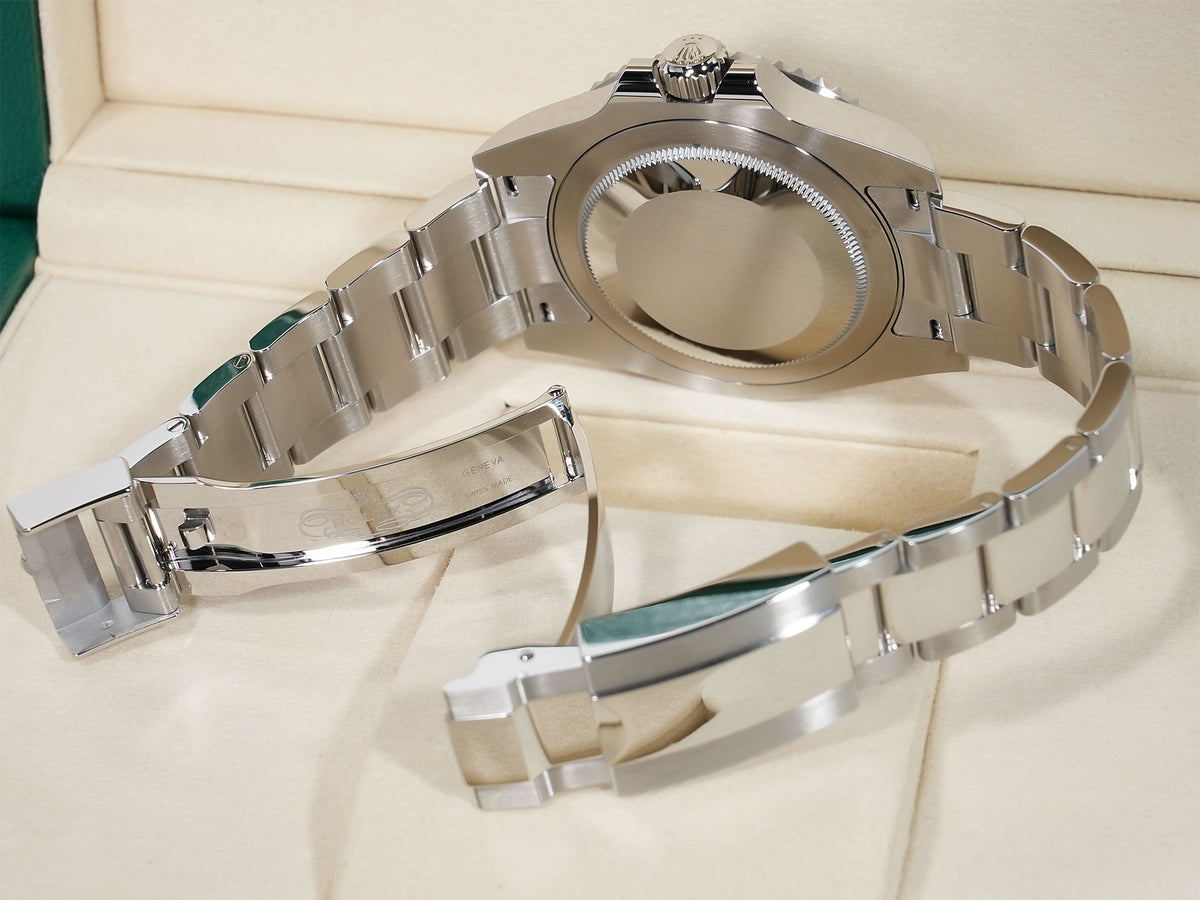 Rolex GMT-Master II Ref. 126710GRNR Stainless Steel Black Dial Oyster Bracelet Unworn vius5vz5