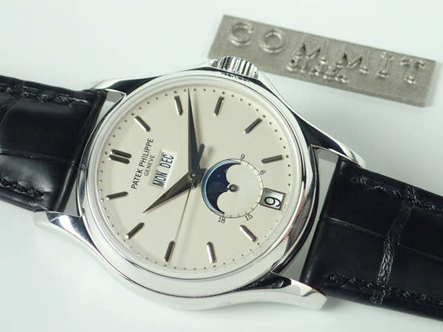 パテックフィリップ アニュアルカレンダー Ref.5125G-010 シルバー文字盤 中古 wempe
