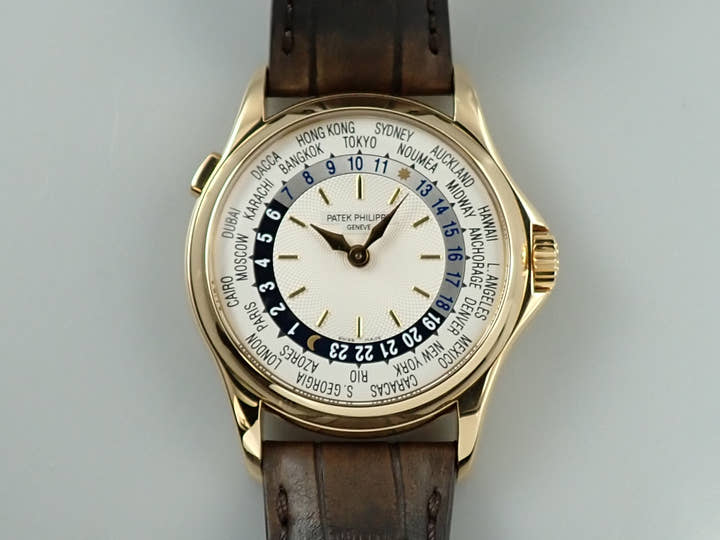 パテックフィリップ コンプリケーション ワールドタイム Ref.5110J-001 イエローゴールド シルバー文字盤