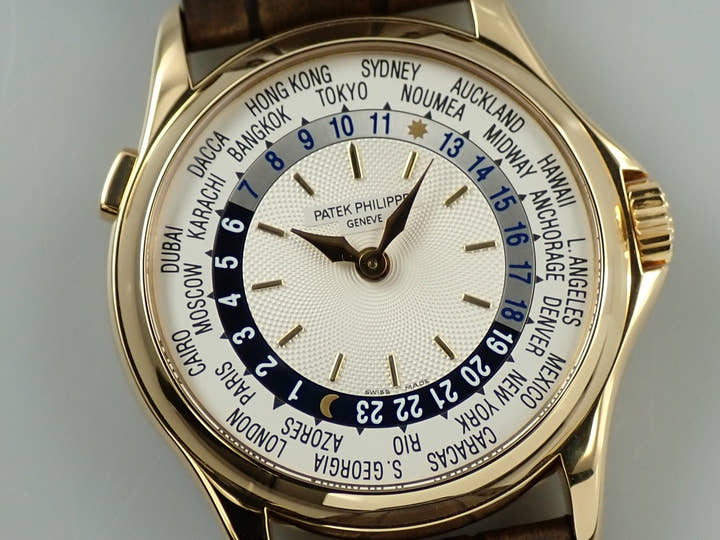 パテックフィリップ コンプリケーション ワールドタイム Ref.5110J-001 イエローゴールド シルバー文字盤