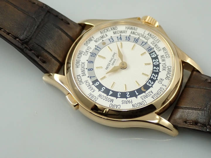パテックフィリップ コンプリケーション ワールドタイム Ref.5110J-001 イエローゴールド シルバー文字盤