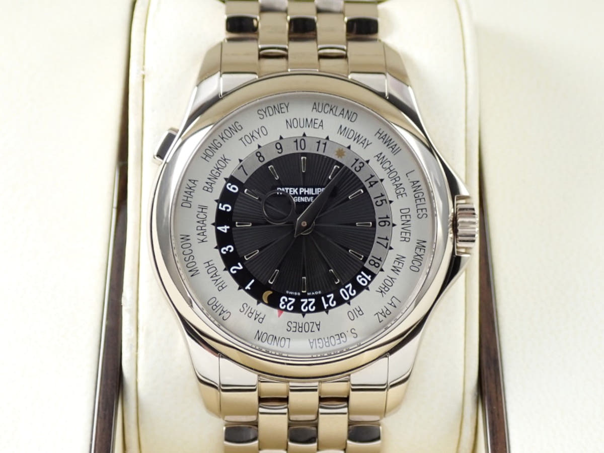 パテックフィリップ ワールドタイム Ref.5130/1G-011 ブラック文字盤 中古 4927U7S6