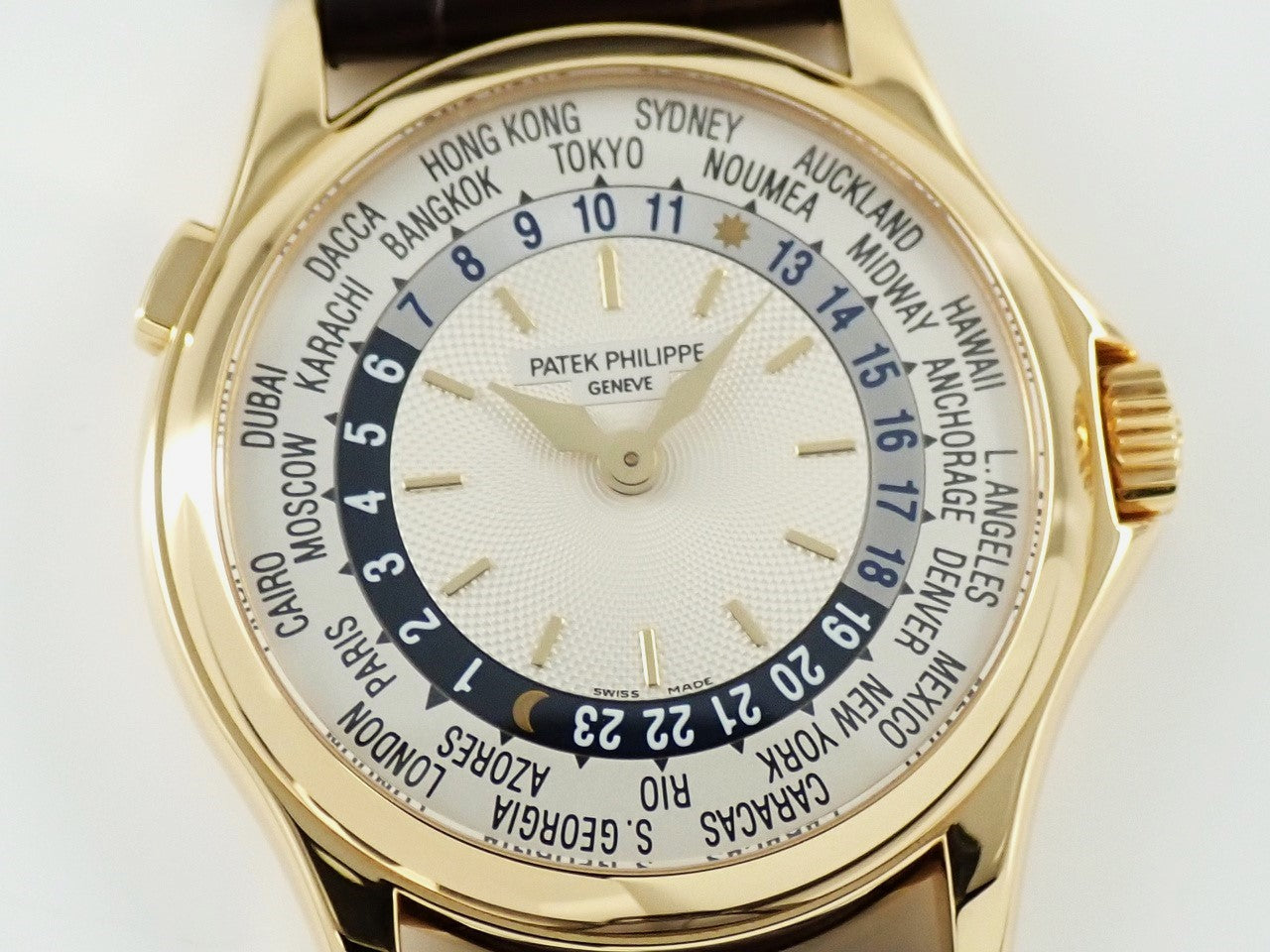 Patek Philippe Complications World Time Ref.5110J-001 18KYG Silver Dial