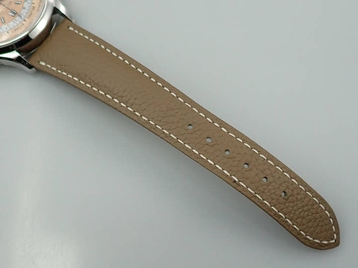 パテックフィリップ コンプリケーション ワールドタイム クロノグラフ Ref.5935A-001 ステンレススチール ローズゴールドメッキ オパーリン文字盤