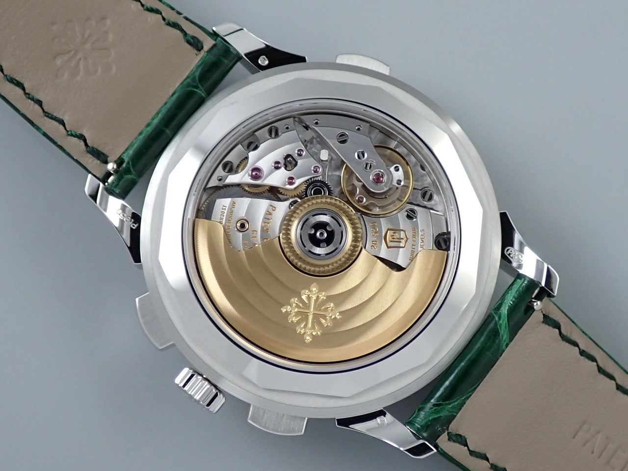 Patek Philippe Complications World Time Chronograph Ref.5930P-001 PT Green Dial